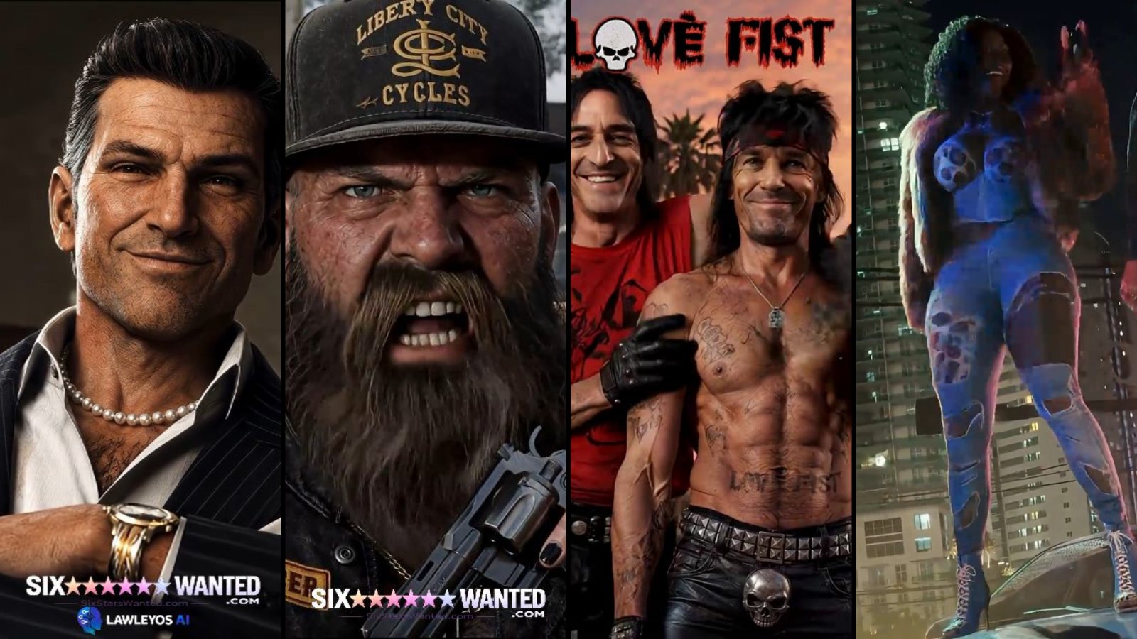 Four Fan Vault videos: Three Kings of GTA, Most Wanted MC Member, Love Fist Lives Again and Vice City After Dark