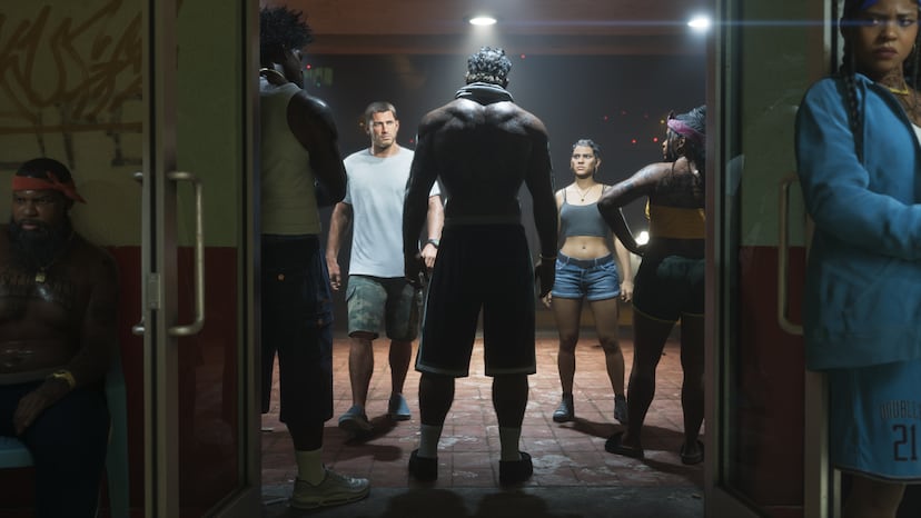 Jason and Lucia together in an official GTA 6 screenshot