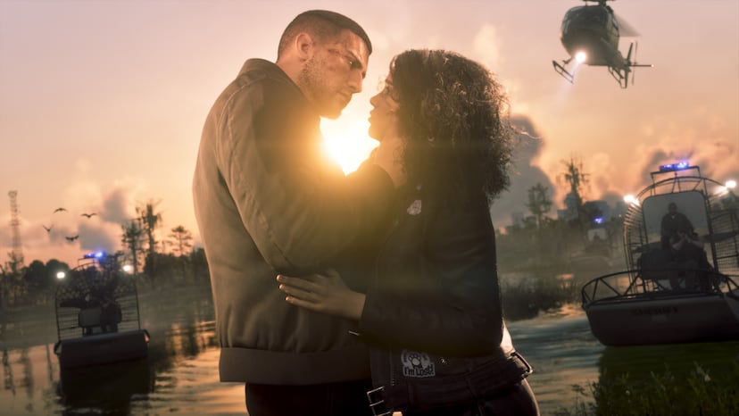 Jason and Lucia in an official GTA 6 screenshot