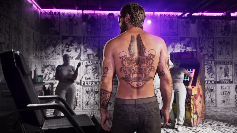 Electric Fang Tattoo, official screenshot.
