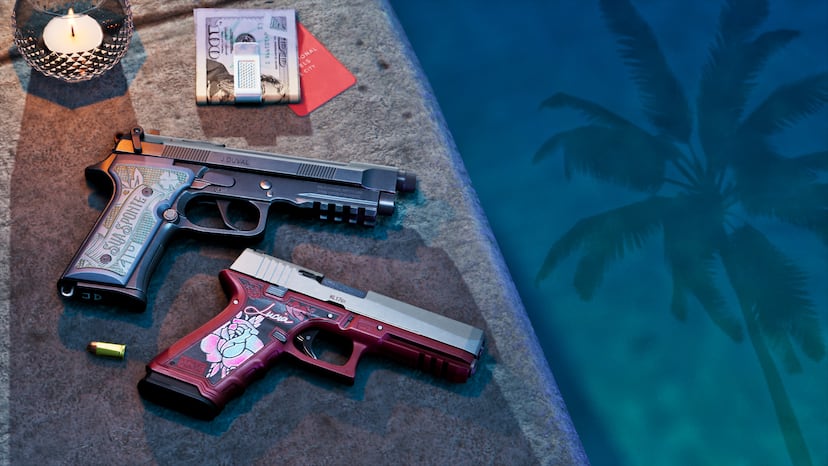 Weapon variants, official screenshot.